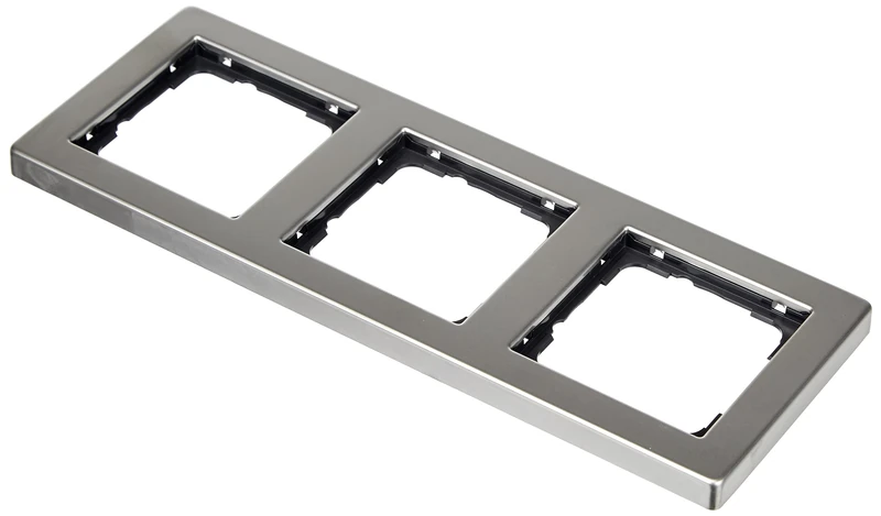 '021333 E2 Triple Cover Frame Stainless Steel - Image 1