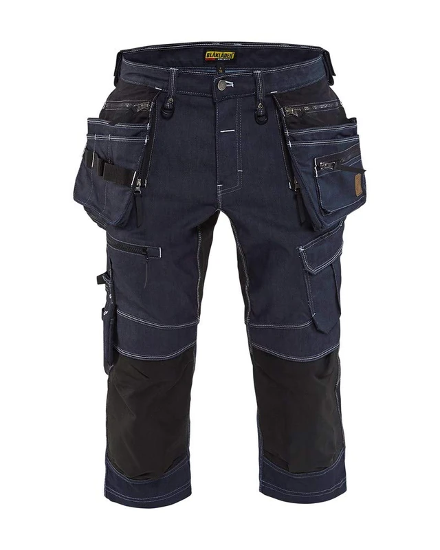 Blakläder 19921141 Craftsman Stretch Cordura Denim Shorts, Navy/Black, Size: C56