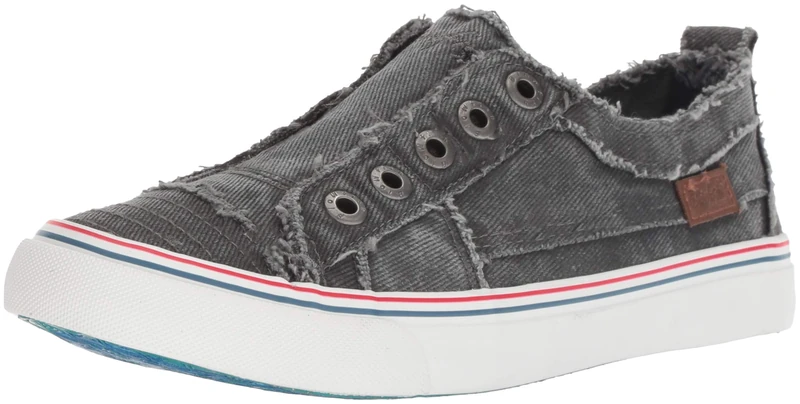 Blowfish Malibu Women's Play Sneaker, Light Grey Hipster Smoke, 4 UK