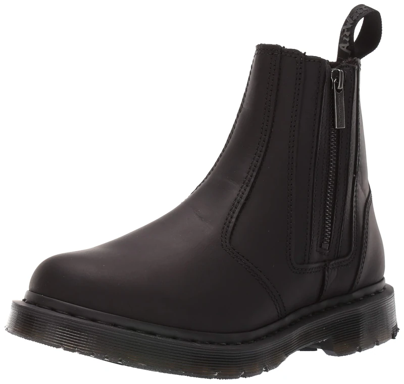 Dr. Martens 2976 Boot Alyson W/Zips Chelsea Black