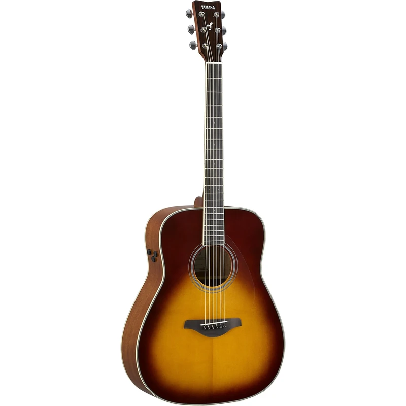 Yamaha FG-TA TransAcoustic Acoustic-Electric Guitar - Brown - Image 1