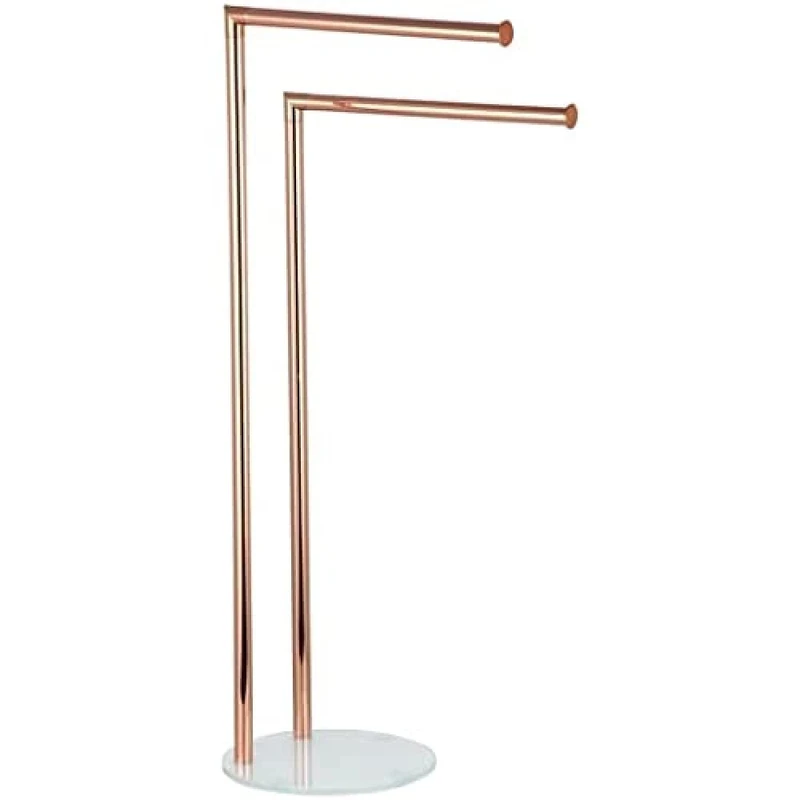 MSV Towel Rail, Stainless Steel, Gold, 80 x 36 x 12 cm
