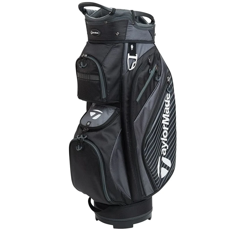 TaylorMade Golf Bag, Black/Grey, Pro Cart 6.0