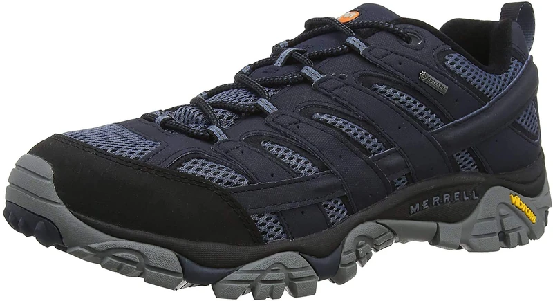 Merrell Men's Moab 2 GTX Waterproof Walking Shoe, Navy, 12