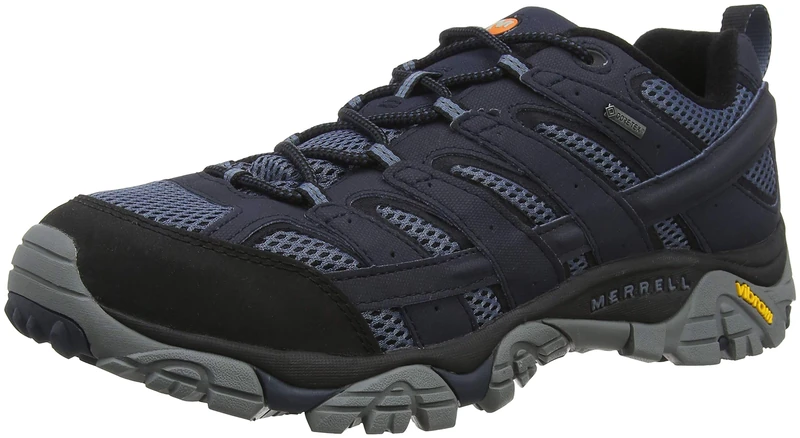 Merrell Men's Moab 2 GTX Waterproof Walking Shoe, Navy, 11 - Image 1