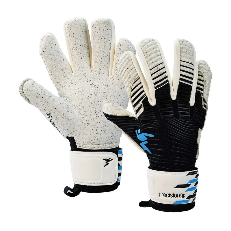 Precision GK Elite Quartz Negative Goalkeeper Gloves Size 10.5,one size,black