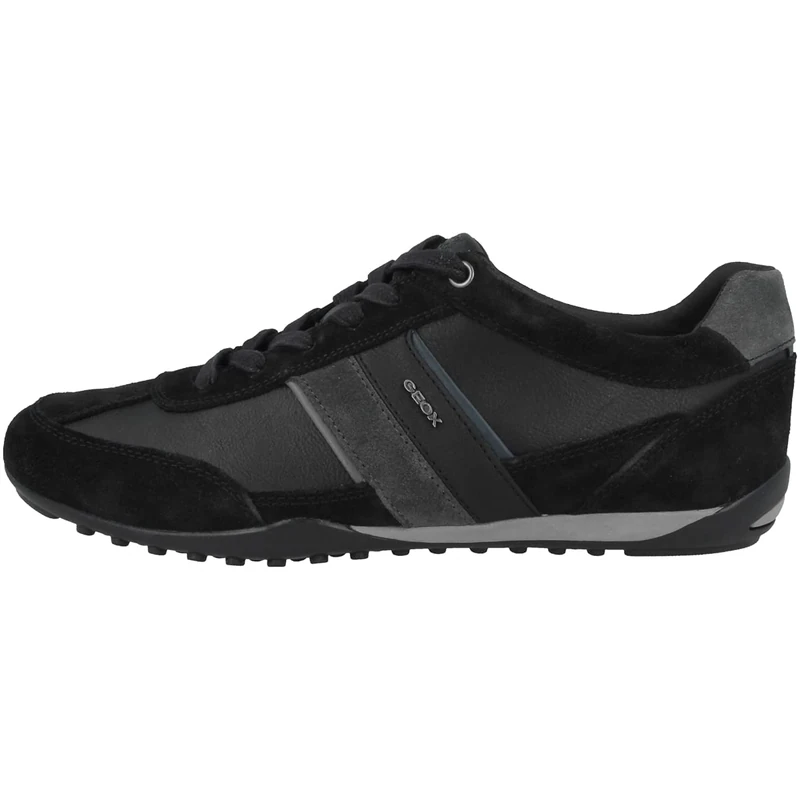 Geox Mens U Wells C Sneakers - Black Dk Jeans - Size 11 UK - Image 1