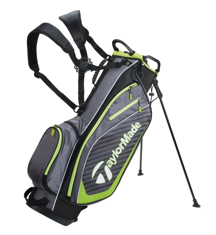 TaylorMade Golf Bag, Charcoal/Black/Green, Pro Stand 6.0