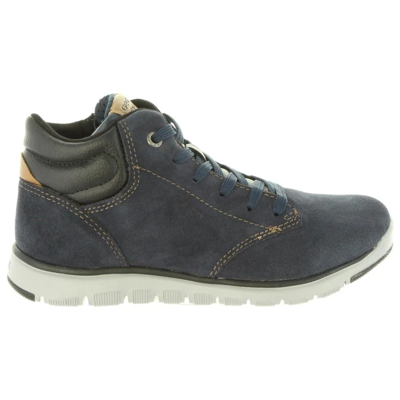 Geox Boys J Xunday Boy Ankle Boots, Navy Black, 1 UK