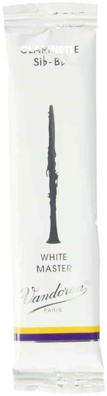 Vandoren CR162T/50 Master Traditional Clarinet 2 Strength Reeds – 50 Units, white