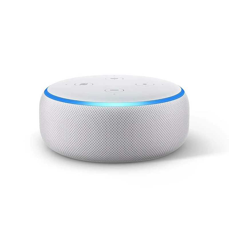 Echo Dot (3rd Gen) - Smart speaker with Alexa - Sandstone Fabric