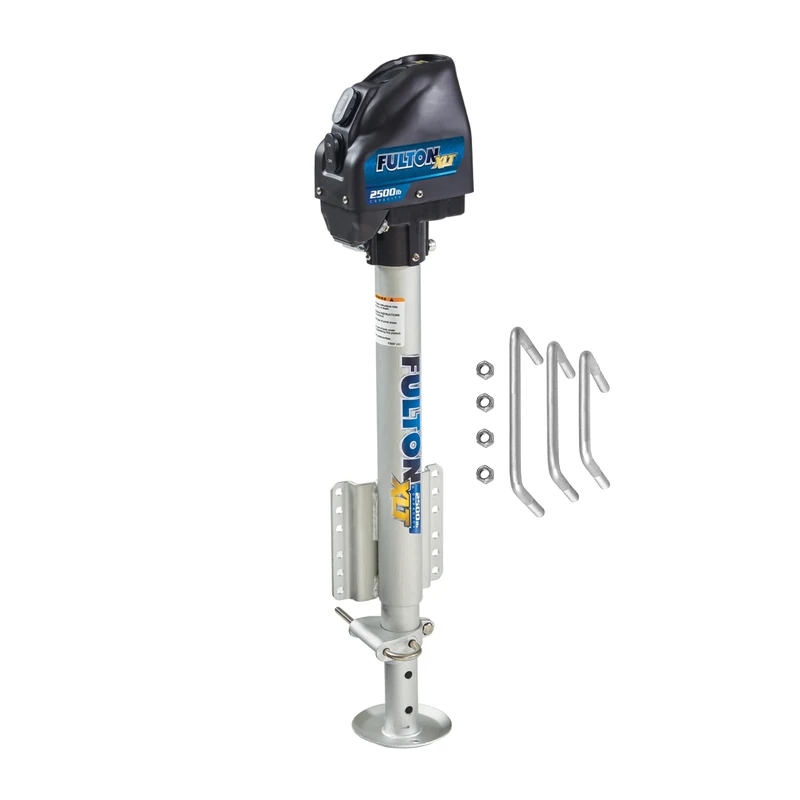 Fulton 141401 XLT Powered Trailer Jack, Rating 2,500 lbs.