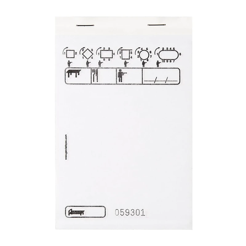 Standard Duplicate Order Pads 50X2 Sheets 10X15 Cm White Self-Copying - 100 Units