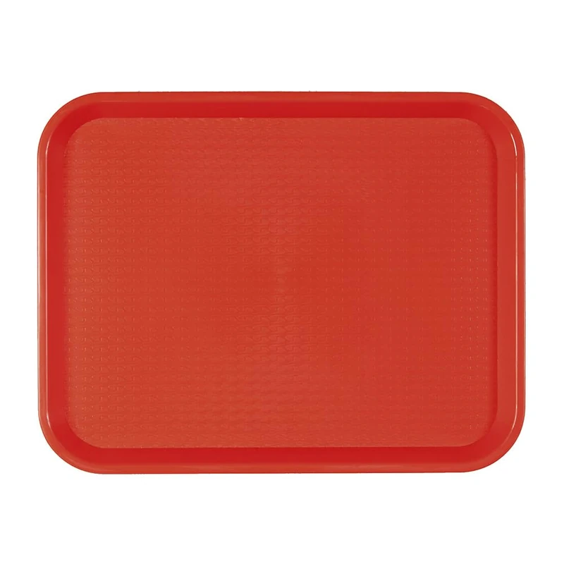 Fast Food Tray 30,4X41,4 Cm Red Pp - 24 Units - Image 1