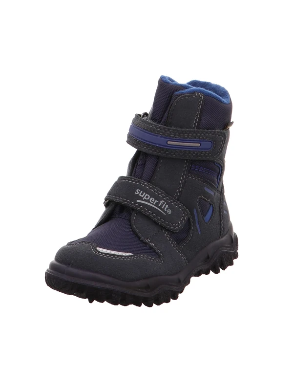 Superfit Boys Husky Warm Lined Gore-Tex Snow Boots, Blue 8000, 9.5 UK