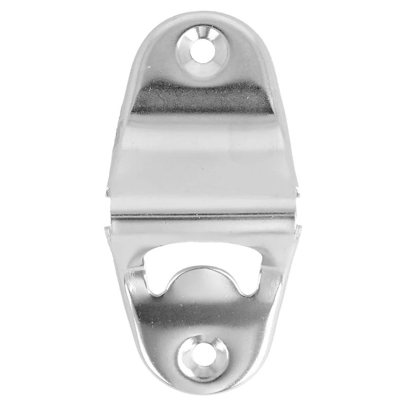 Wall Mounted Bottle Opener 11 Cm Silver Steel - 240 Units