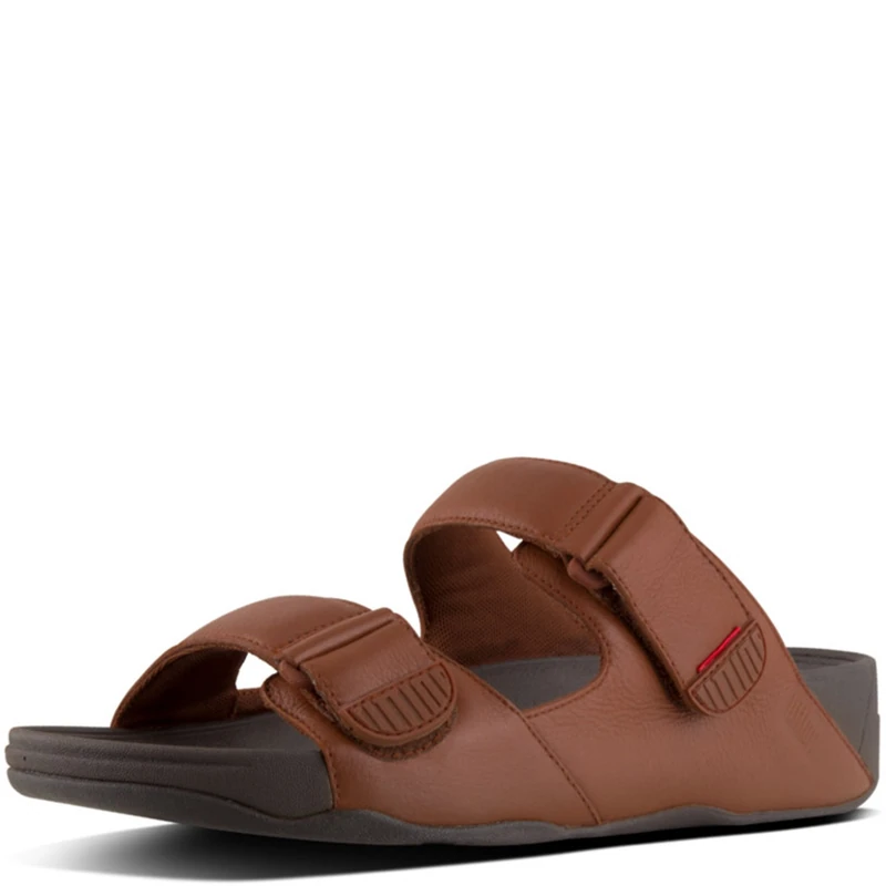 Fitflop Gogh Moc Slide in Leather - Men's Casual Sandals
