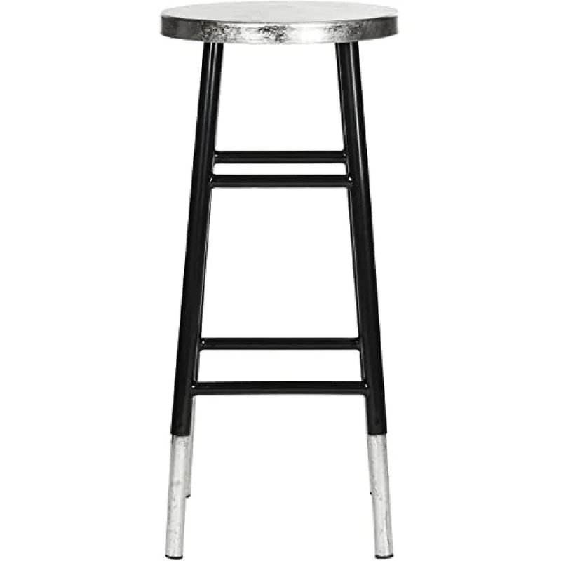 Safavieh Glam Bar & Counter Stool, in Black and Silver