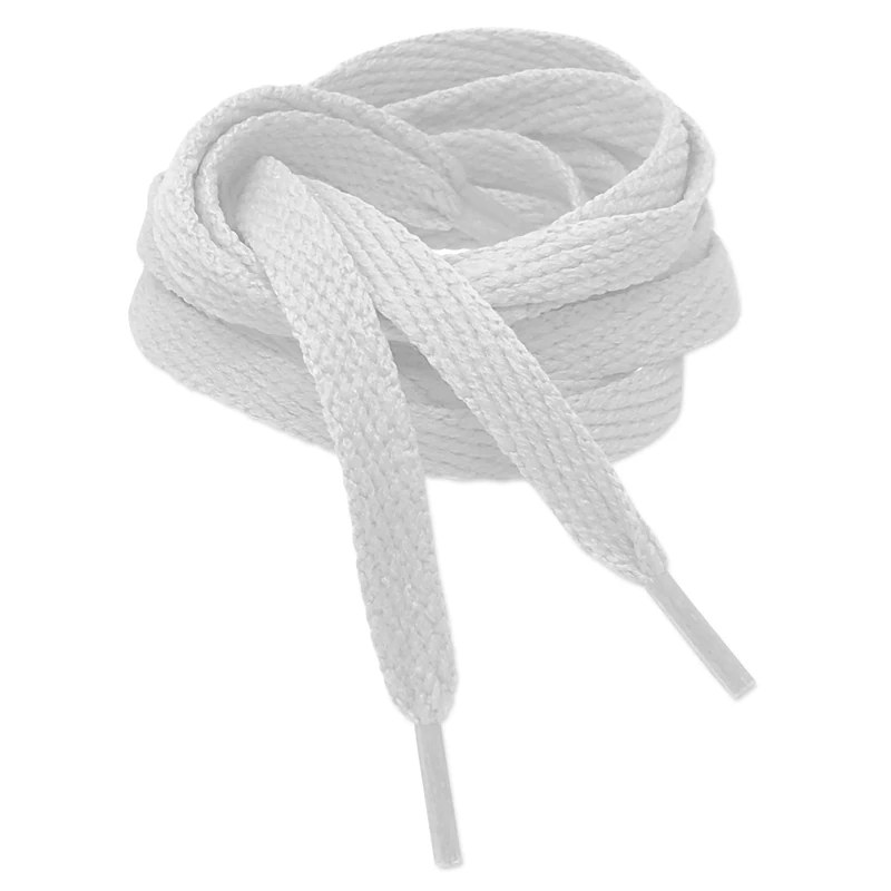 Kilter Flat Trainer Shoelaces - Arctic White - 120 cm - 47 inch (1 Pair)