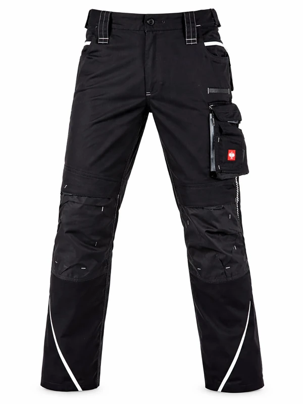 Engelbert Strauss e.s.Motion 2020 Trousers, Black Anthracite/Platinum - Black - W48