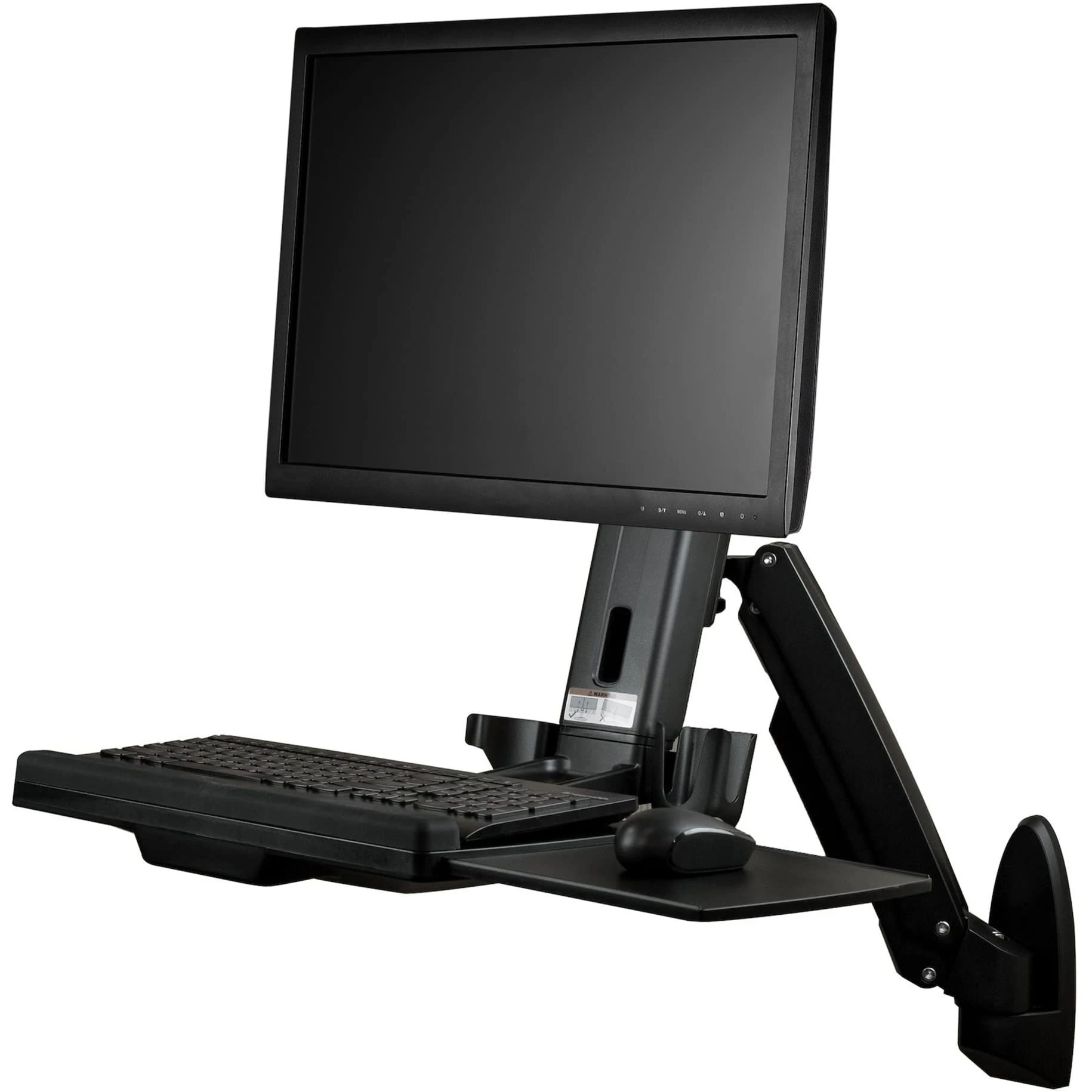 WALL MOUNTED SIT STAND DESK FOR