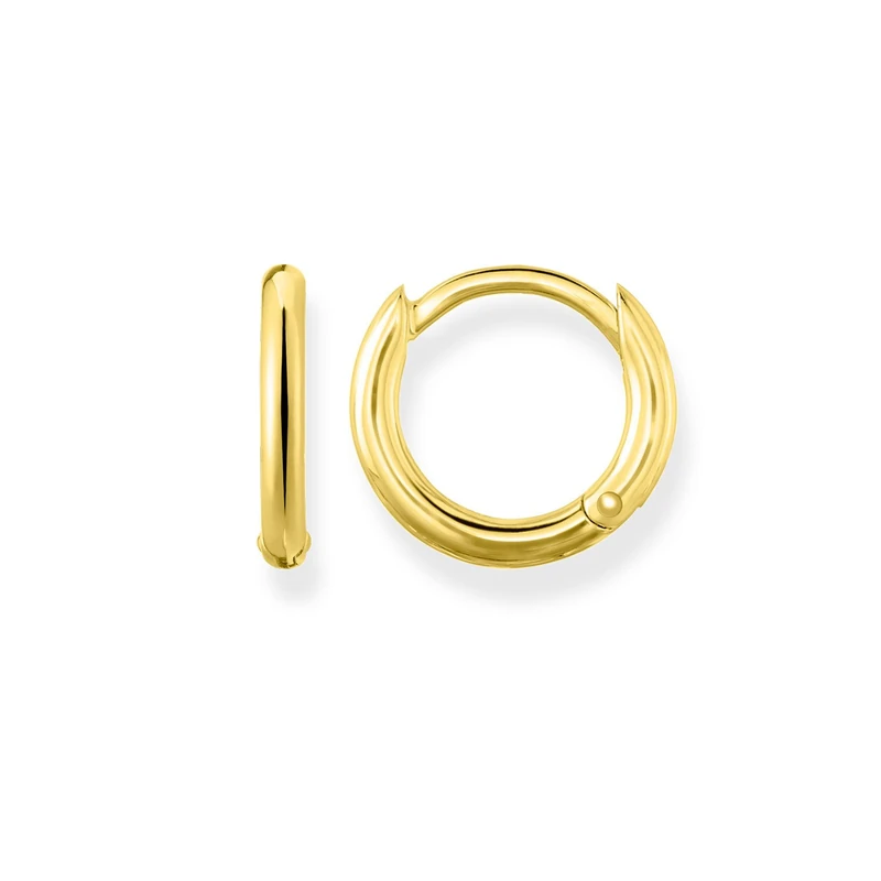 Thomas Sabo hoop earrings Classic gold-plated silver CR607-413-12