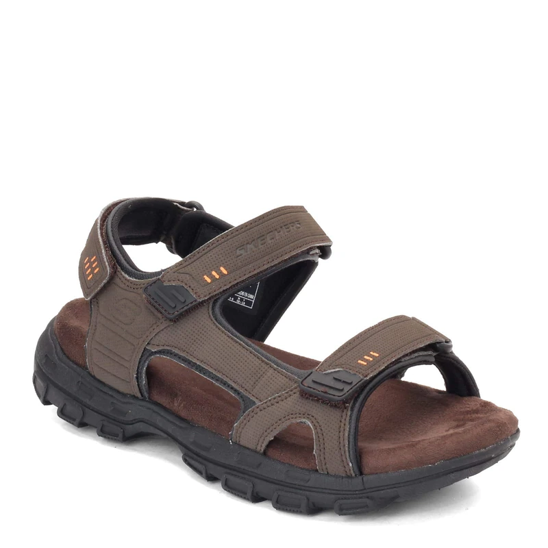Skechers Men's Louden Fisherman Sandal, Brown, 12 UK
