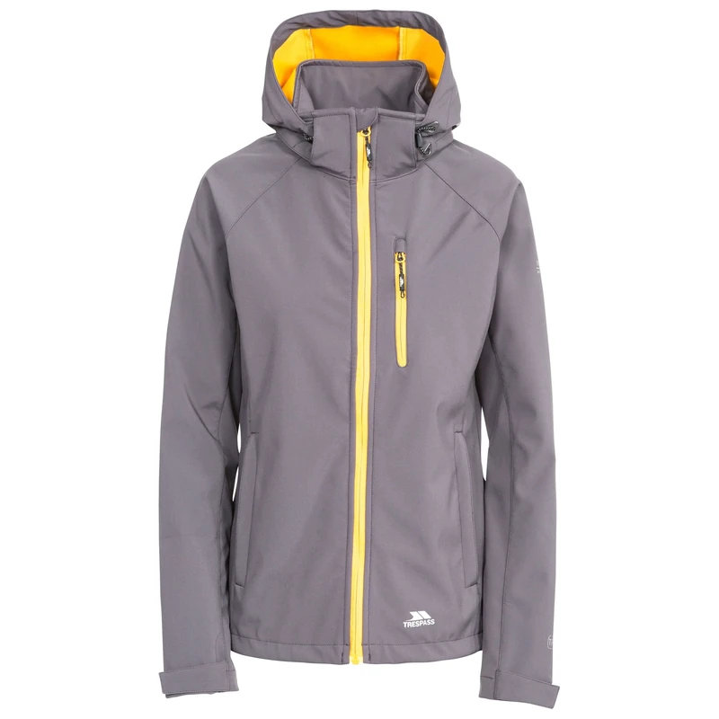 Trespass Womens Softshell Jacket Water Resistant Windproof Outdoor Coat Lorina