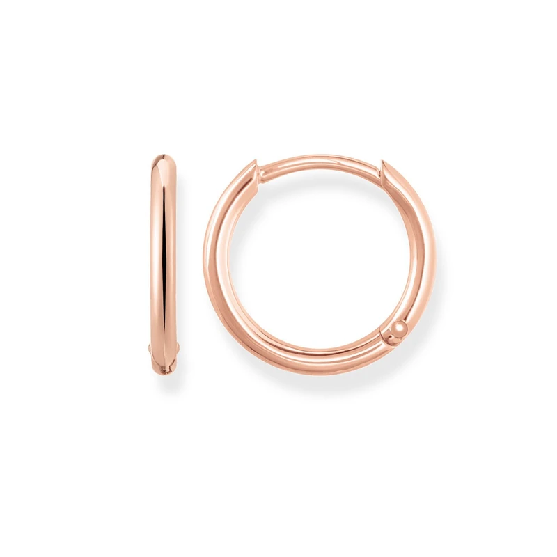 Thomas Sabo Hoop Earrings Small Gold Plated Silver CR608-415-12