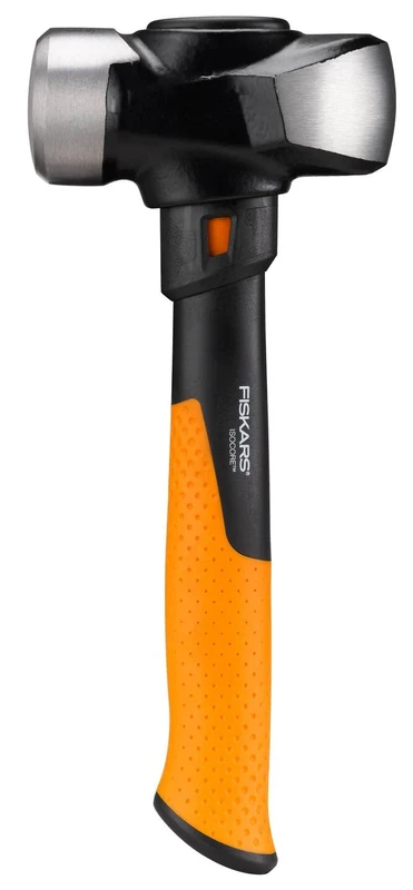Fiskars IsoCore Club hammer, M, Length: 29 cm, Weight: 1.64 kg, Black/Orange, 1020217