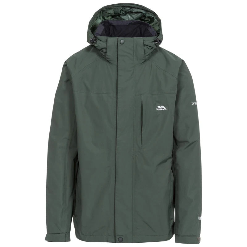 Trespass Mens Waterproof Jacket with Hood Taped Seams XXS -XXXL Edwards II