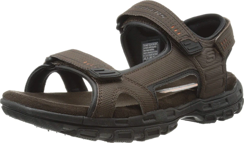 Skechers Men's Louden Sandal, Brown, 6 UK