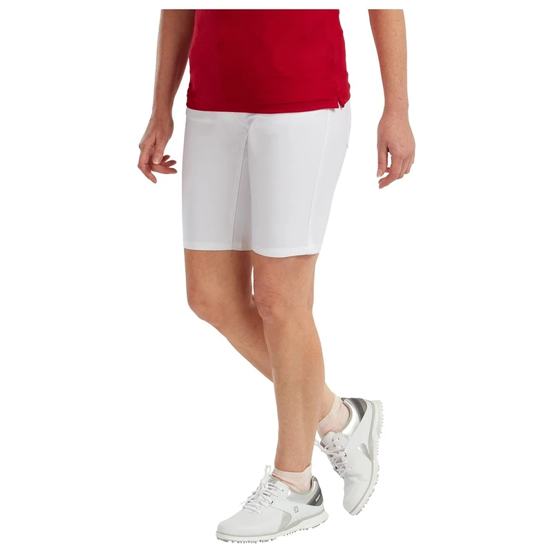 FootJoy 94190 - Women's Golf Shorts White - Image 1