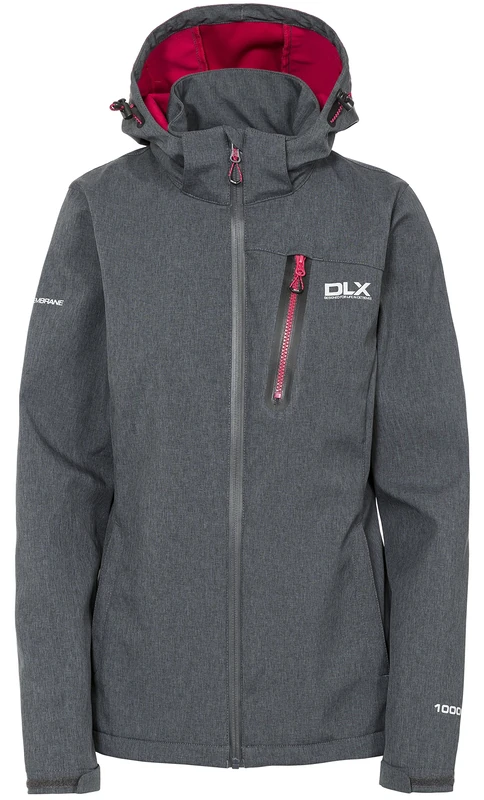 DLX Trespass Womens Softshell Jacket with Hood Claren