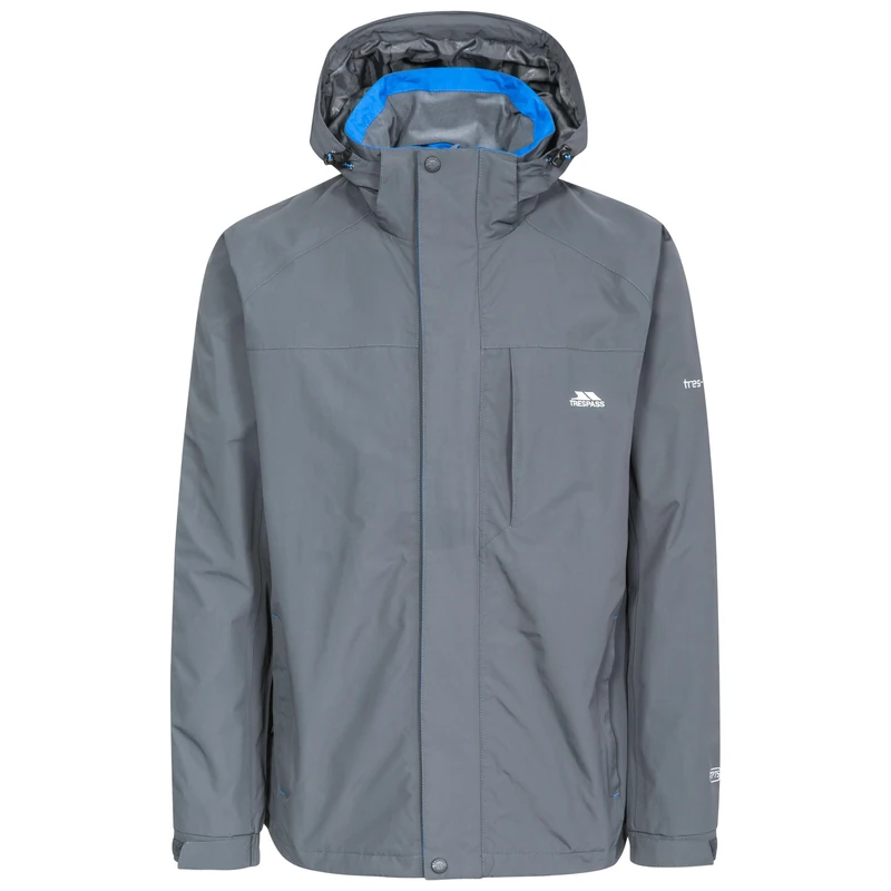 Trespass Mens Waterproof Jacket with Hood Taped Seams XXS -XXXL Edwards II