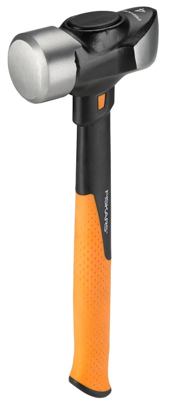 Fiskars IsoCore Club hammer, L, Length: 36 cm, Weight: 2.18 kg, Black/Orange, 1020218