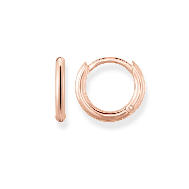 Thomas Sabo hoop earrings Classic gold-plated silver CR607-415-12