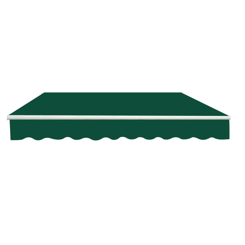 Green Bay Green Garden Patio Awning Canopy Sun Shade Shelter Replacement Fabric - 4M x 3M