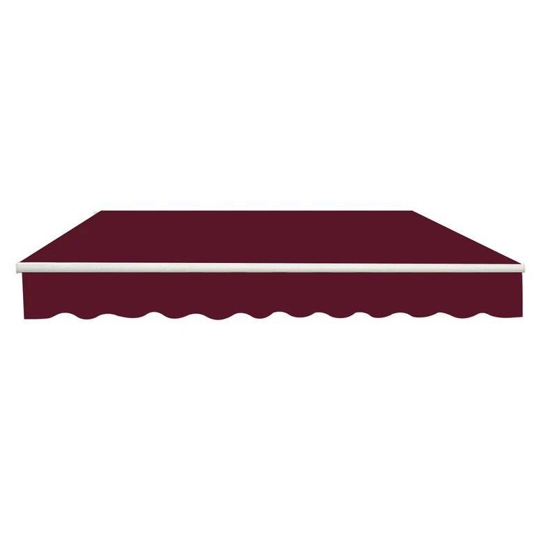 Green Bay Wine Red Garden Patio Awning Canopy Sun Shade Shelter Replacement Fabric - 3.5M x 2.5M