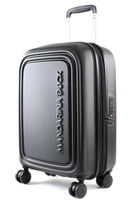 Mandarina Duck LOGODUCK + Trolley Cabin EXP Black (Black) 35x55x23/26 (LxHxW)