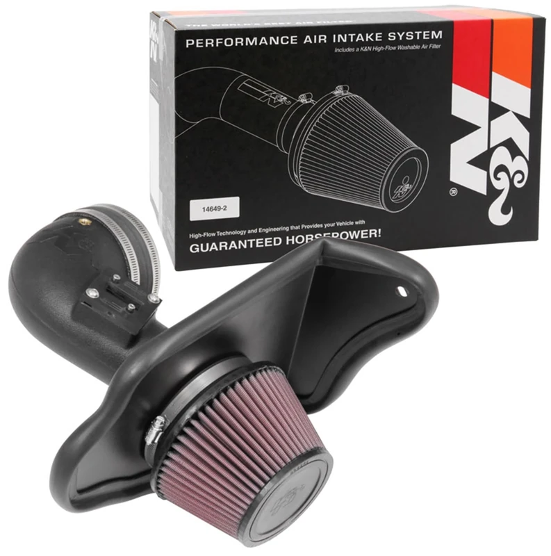 K&N Cold Air Intake Kit: High Performance, Increase Horsepower: Compatible with 2016-2019 CADILLAC (ATS)63-3100