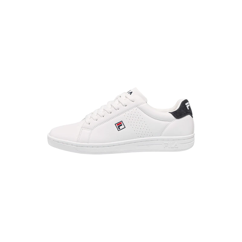 FILA men FFM0002 CROSSCOURT 2 F low Sneaker, White-Dress Blues, 8 UK