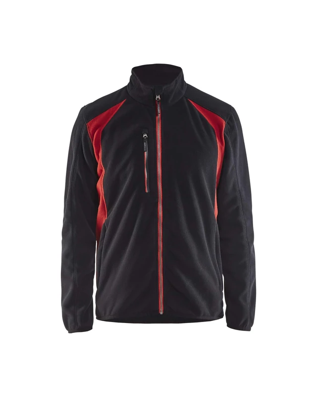 Blaklader 47302510 Fleece Jacket Black/Red XXL