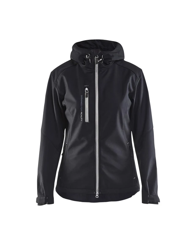 Blakläder 491925179992M Ladies Softshell Jacket, Black/Silver, M