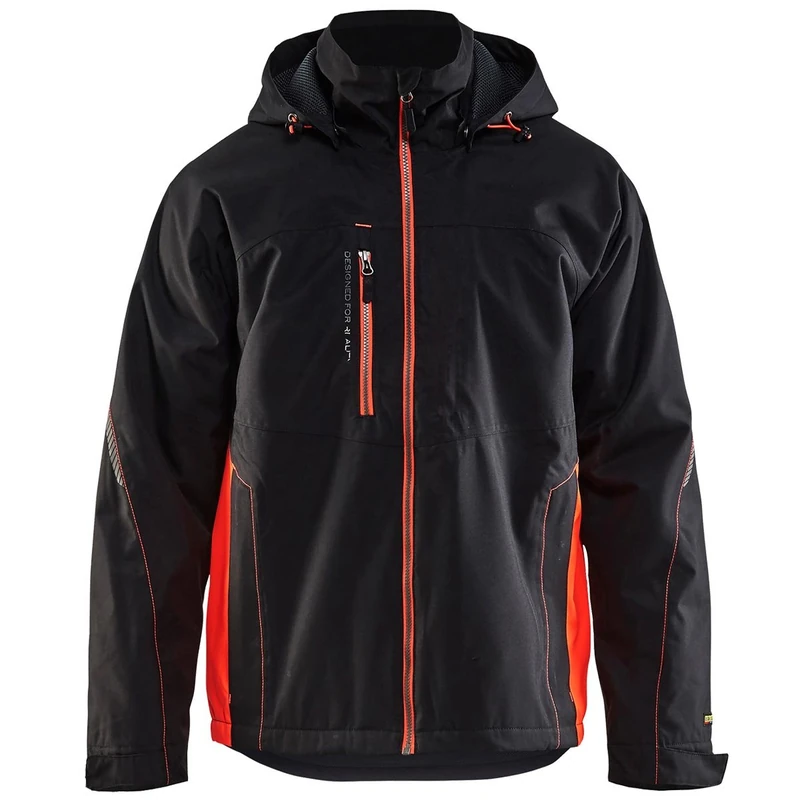 Blakläder 479019779956L Shell Jacket, black/red, Large