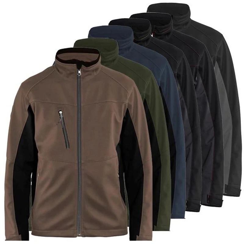Blakläder 495025164599XXX-Large Softshell Jacket, Dark Olive Green/Black, XXX-Large