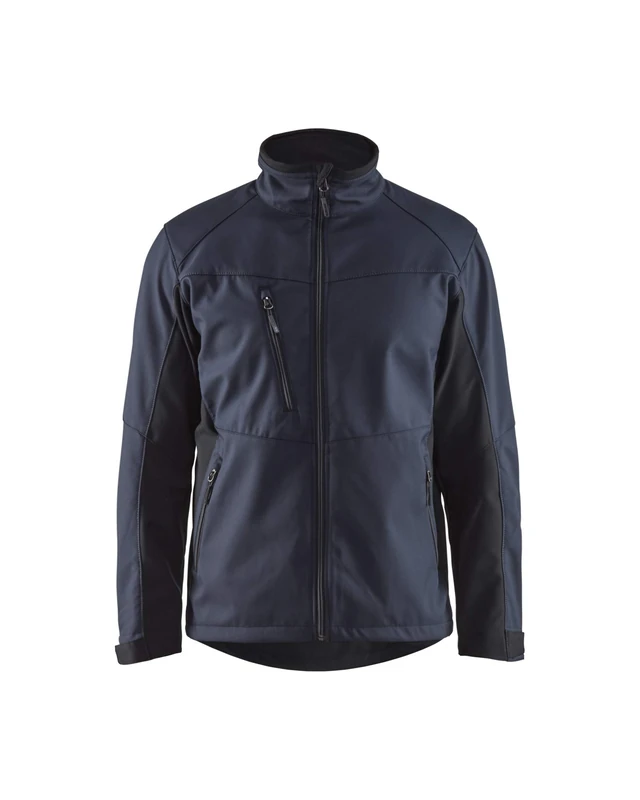 Blakläder 495025168699S Softshell Jacket, Dark Navy Blue/Black, Small