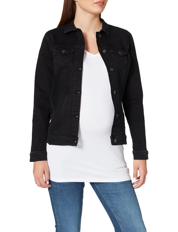 ESPRIT Maternity Women's Denim LS Maternity Indoor Vest - Black - UK 8 - Image 1