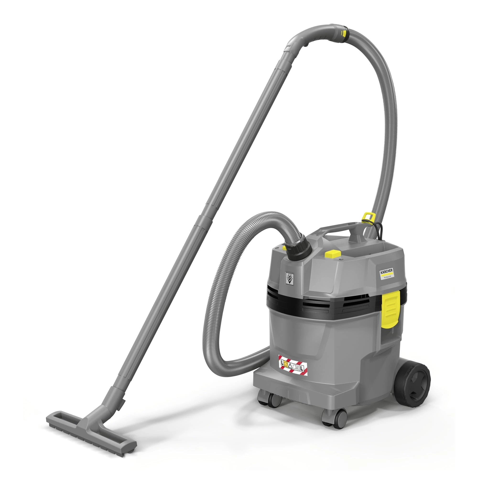 Kärcher NT 22/1 Ap L wet and dry vacuum cleaner, power 1300 W, plastic tub: 22 l, suction hose 1.9 m, with PES cartridge filter, non-woven filter bag, floor nozzle and slots