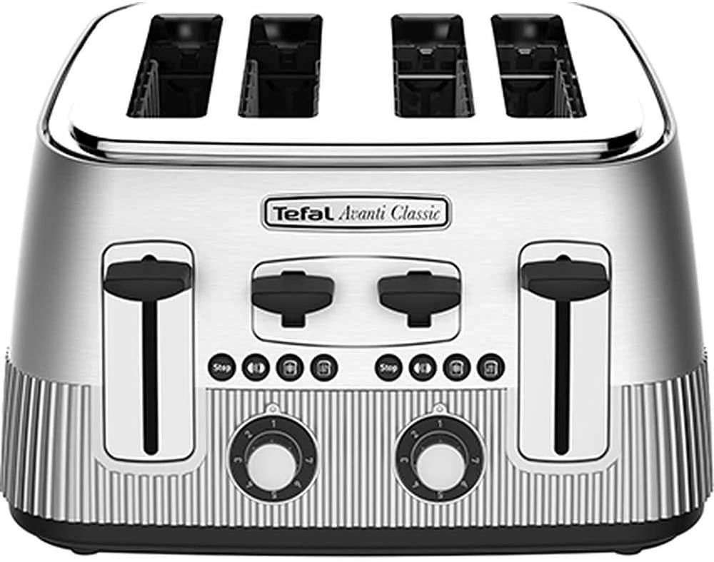 TEFAL Avanti Classic 4-Slice Toaster - Silver